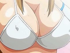 Anime Babe Gets Covered In Jizzload